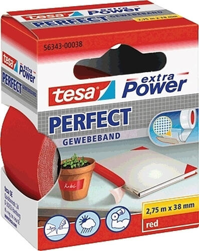 TESA Extra Power 38mmx2.75m 2,75 m Rot 1 Stück(e)