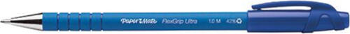 Papermate FlexGrip Ultra Blau Clip-on-Einziehkugelschreiber Medium 5 Stück(e)