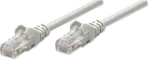 Intellinet Netzwerkkabel, Cat5e, U/UTP, CCA, Cat5e-kompatibel, RJ45-Stecker/RJ45-Stecker, 7,5 m, grau