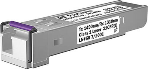 HPE X122 1G SFP LC BX-D Transceiver Netzwerk-Transceiver-Modul Faseroptik 1000 Mbit/s 1490 nm
