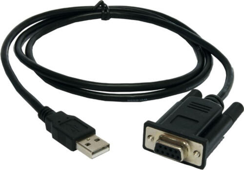 EXSYS USB - RS-232 1.8m 1.8m Schwarz Signalkabel