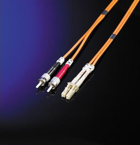 ROLINE 21.06.0701 InfiniBand/fibre optic cable 1 m LC ST Orange