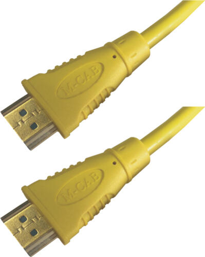 M-Cab HDMI Hi-Speed Kabel with Ethernet - 2.0m - GELB