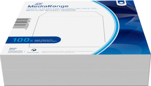 MediaRange BOX66 CD-Hülle Schutzhülle 1 Disks Weiß