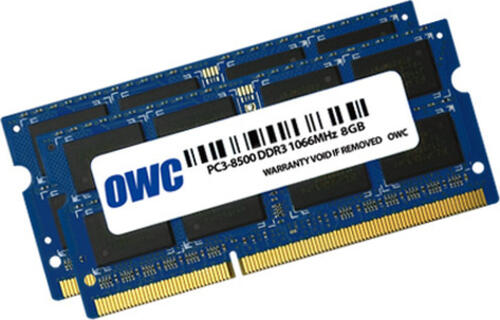 OWC 2x 8GB, PC8500, DDR3, 1066MHz Speichermodul 16 GB 2 x 8 GB