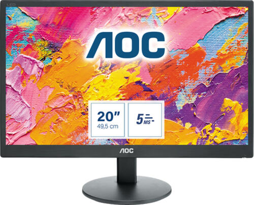AOC 70 Series E2070SWN LED display 49,5 cm (19.5) 1600 x 900 Pixel HD+ Schwarz