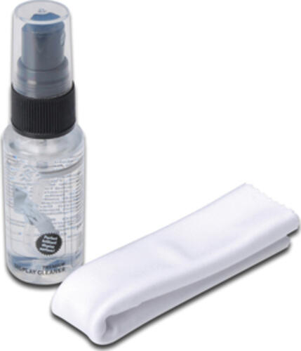 Ednet Reinigungsset für iPad, iPod, iPhone und andere, 25ml sensitiver Reiniger mit Mikrofasertuch