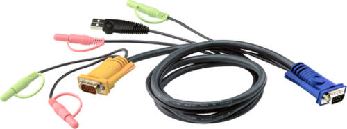 ATEN USB-KVM-Kabel mit 3-in-1-SPHD und Audio, 1,8 m