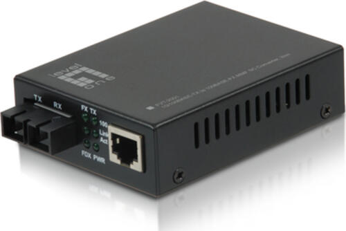LevelOne FVT-2001 Netzwerk Medienkonverter 100 Mbit/s 1310 nm Multi-Modus Schwarz