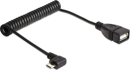 DeLOCK 83354 USB Kabel 0,5 m USB 2.0 Micro-USB B USB A Schwarz