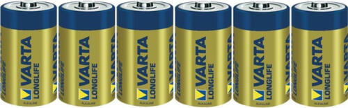 Varta Longlife Extra D, 6x Einwegbatterie Alkali