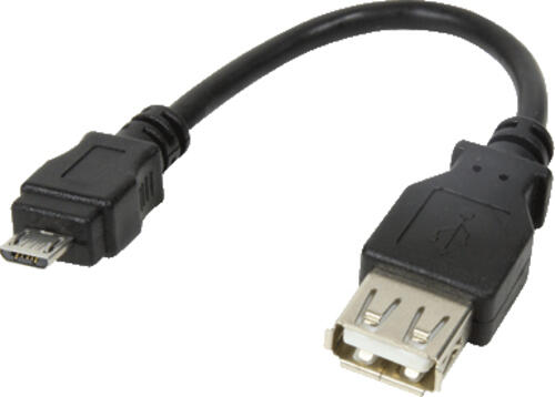 LogiLink AU0030 USB Kabel Micro-USB B USB A Schwarz