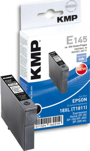 KMP E145 Druckerpatrone 1 Stück(e) Schwarz