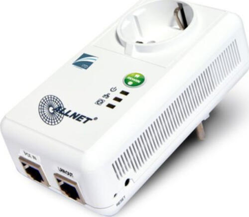 ALLNET ZEWIN Standby-Zero Plug Netzstecker-Adapter Typ C (Euro-Stecker) Typ F Weiß