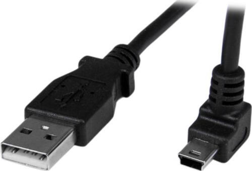 StarTech.com 1m USB auf Mini USB Anschlusskabel gewinkelt - USB A zu Mini B Kabel