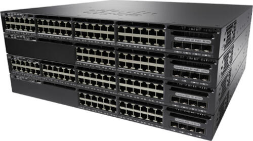 Cisco Catalyst WS-C3650-24TS-S Netzwerk-Switch Managed L3 Gigabit Ethernet (10/100/1000) Schwarz 1U