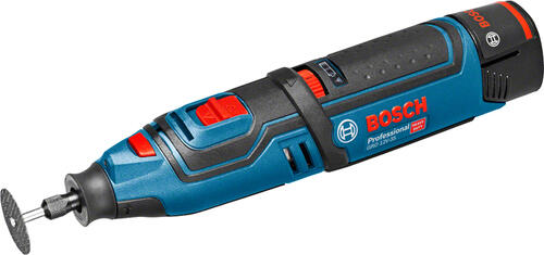 Bosch Professional GRO 12V-35 Akku-Geradschleifer inkl. L-Boxx + 2 Akkus 2.0Ah