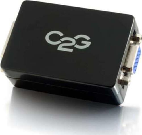C2G 82401 Kabeladapter DVI-D HD15 Schwarz