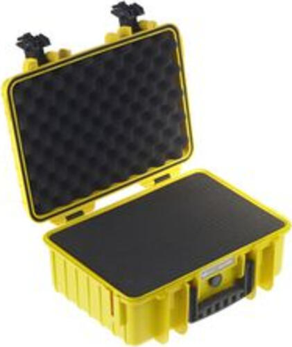 B&amp;W Outdoor Case Type 4000 gelb mit Schaumstoff Inlay