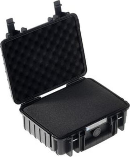 B&amp;W Outdoor Case Type 1000 schwarz mit Schaumstoff Inlay