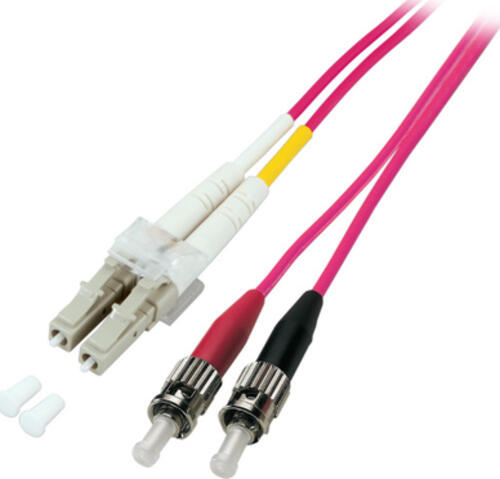 EFB Elektronik LC-ST 50/125 InfiniBand/Glasfaserkabel 0,5 m Pink