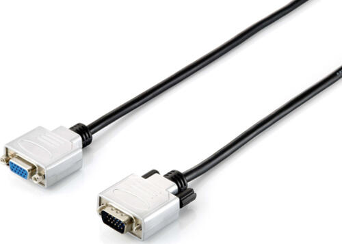 Equip 118855 VGA-Kabel 15 m VGA (D-Sub) Schwarz, Silber