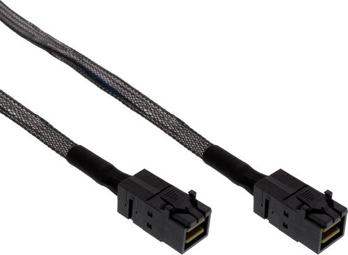 InLine Mini-SAS HD Kabel, SFF-8643 zu SFF-8643, mit Sideband, 0,5m