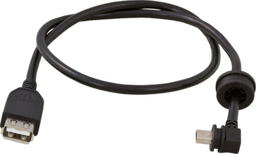 Mobotix MX-CBL-MU-EN-PG-AB-05 USB Kabel 0,5 m USB 2.0 Mini-USB A USB A Schwarz