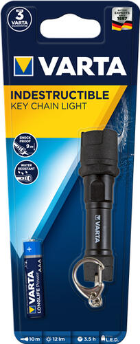 Varta 16701 101 421 Taschenlampe Schwarz Schlüsselanhänger-Blinklicht LED