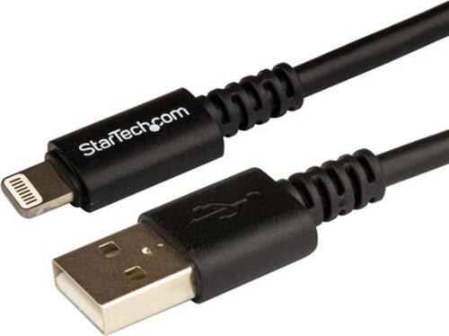 StarTech.com 3m Apple 8-Pin Lightning Connector auf USB Kabel - USB Kabel für iPhone / iPod / iPad - Schwarz