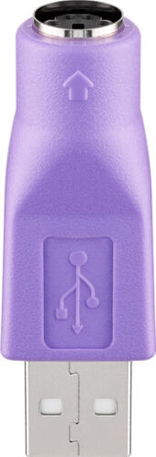 Goobay USB Type-A, PS/2, Violett