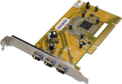 Dawicontrol DC-1394 PCI FireWire Controller Schnittstellenkarte/Adapter