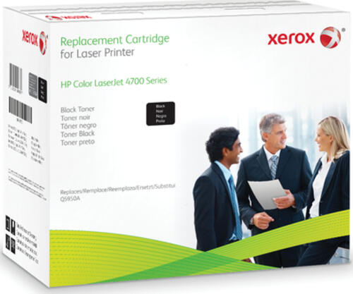 Xerox Tonerpatrone Schwarz. Entspricht HP Q5950A. Mit HP Colour LaserJet 4700 kompatibel