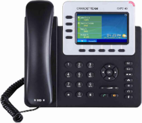 Grandstream Networks GXP-2140 IP-Telefon Schwarz 4 Zeilen TFT