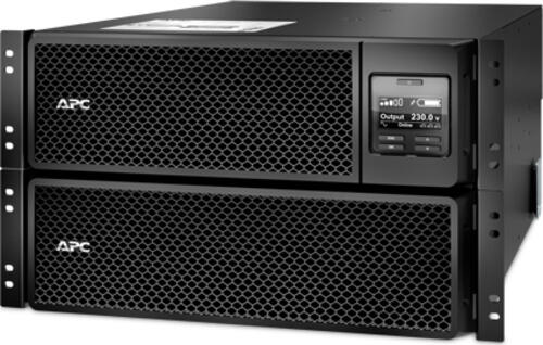 APC Smart-UPS On-Line SRT8KRMXLI &ndash; 8kW&sol;VA&comma; 6x C13 &plus; 4x C19 &plus; festverdrahteter 1-Phasen-Ausgang&comma; Rack-montierbar&comma; eingebettetes NMC