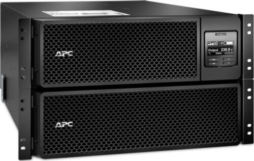 APC Smart-UPS On-Line SRT10KRMXLI &ndash; 10kW&sol;VA&comma; 6x C13 &plus; 4x C19 &plus; festverdrahteter 1-Phasen-Ausgang&comma; Rack-montierbar&comma; eingebettetes NMC