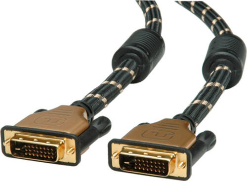 ROLINE GOLD Monitorkabel DVI, ST-ST, (24+1) dual link 10,0m
