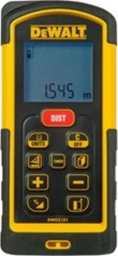 DeWALT DW03101 Laser distance meter Black, Yellow 100 m