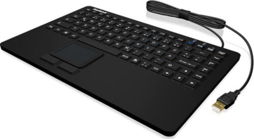 KeySonic KSK-5230IN Tastatur USB QWERTY US Englisch Schwarz