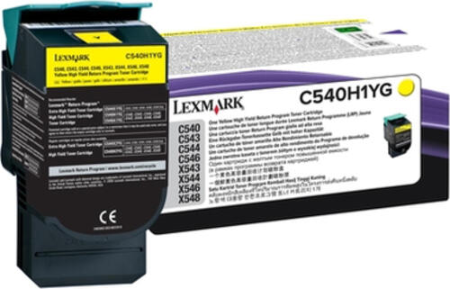 Lexmark C540H1YG Tonerkartusche 1 Stück(e) Original Gelb