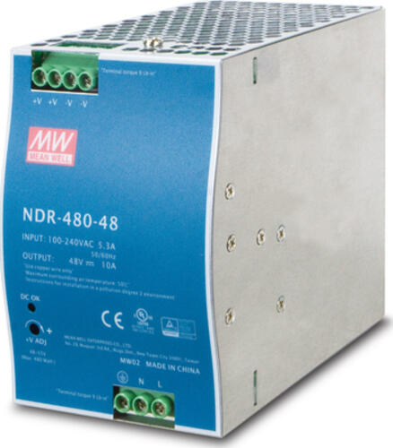 PLANET Din-Rail Power Supply (SDR-480-48) 48V, 480W, DC Single Output, (-25  70 degrees C)