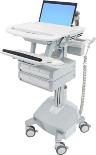 Ergotron StyleView Aluminium, Grau, Weiß Laptop Multimedia-Wagen