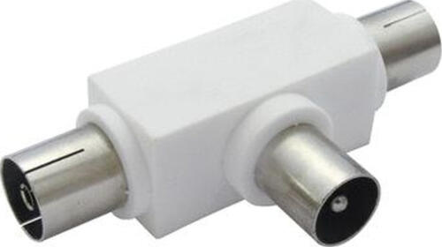 Schwaiger ASV27 532 Kabelspalter oder -kombinator Kabelsplitter Weiß