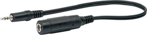 Schwaiger KHA4255 533 Audio-Kabel 0,2 m 3.5mm 6.35mm Schwarz