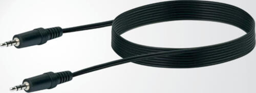 Schwaiger 2x3.5 mm 3m Audio-Kabel 3.5mm Schwarz
