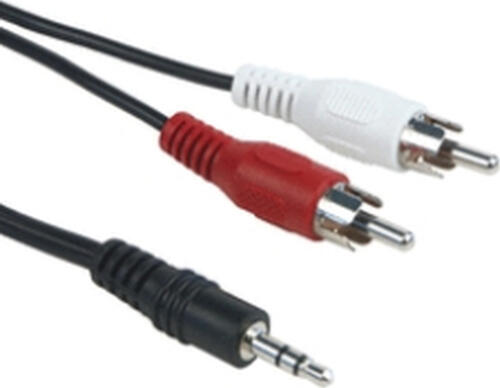 Schwaiger TFS1030 533 Audio-Kabel 3 m 3.5mm 2 x RCA Schwarz