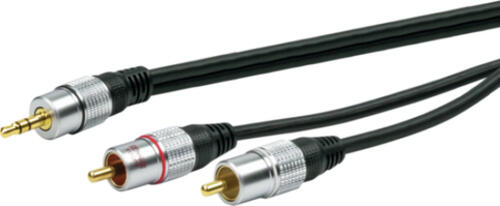 Schwaiger TFS2215HQ 533 Audio-Kabel 1,5 m 3.5mm Schwarz