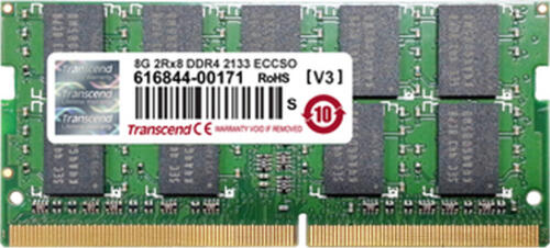Transcend 8GB PC4-17000S ECC Speichermodul 2 x 8 GB DDR4 2133 MHz