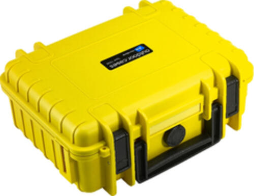B&amp;W Outdoor Case 1000 gelb mit Facheinteilung