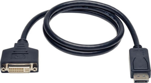Tripp Lite P134-003 DisplayPort auf DVI Kabeladapter, Konverter für DP-M auf DVI-I-F, 0,91 cm